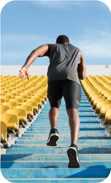 Person exercising